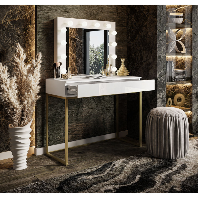Kyneton Dressing Table with Mirror