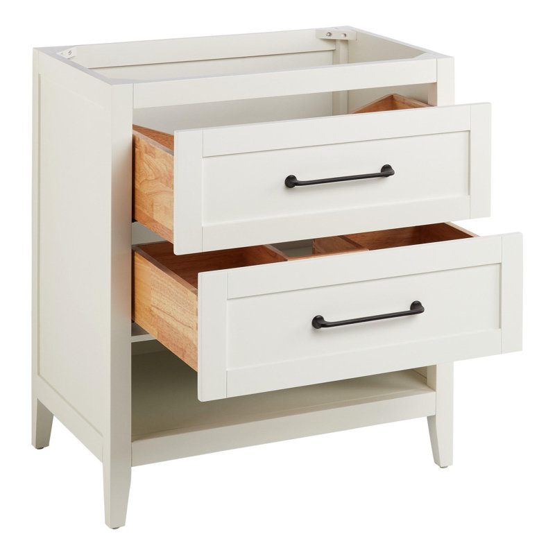 Burfield 30" Single Bathroom Vanity Base Only, 45.5" W x 72" L