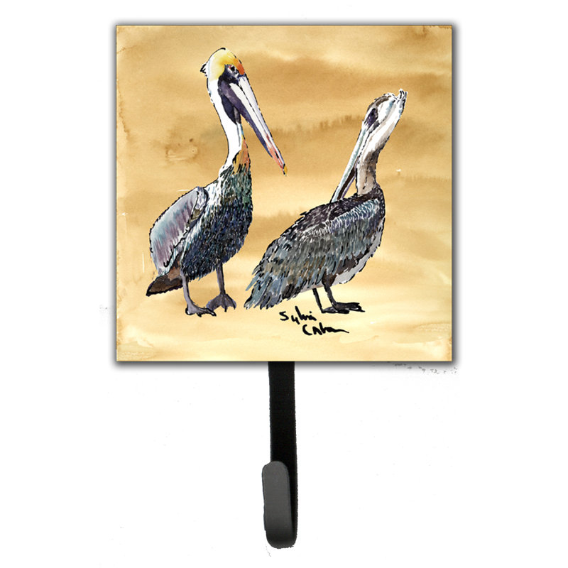 Porte-laisse d’oiseau et crochet mural pelican