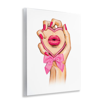 Plaque murale rose avec miroir, design par Ziwei Li