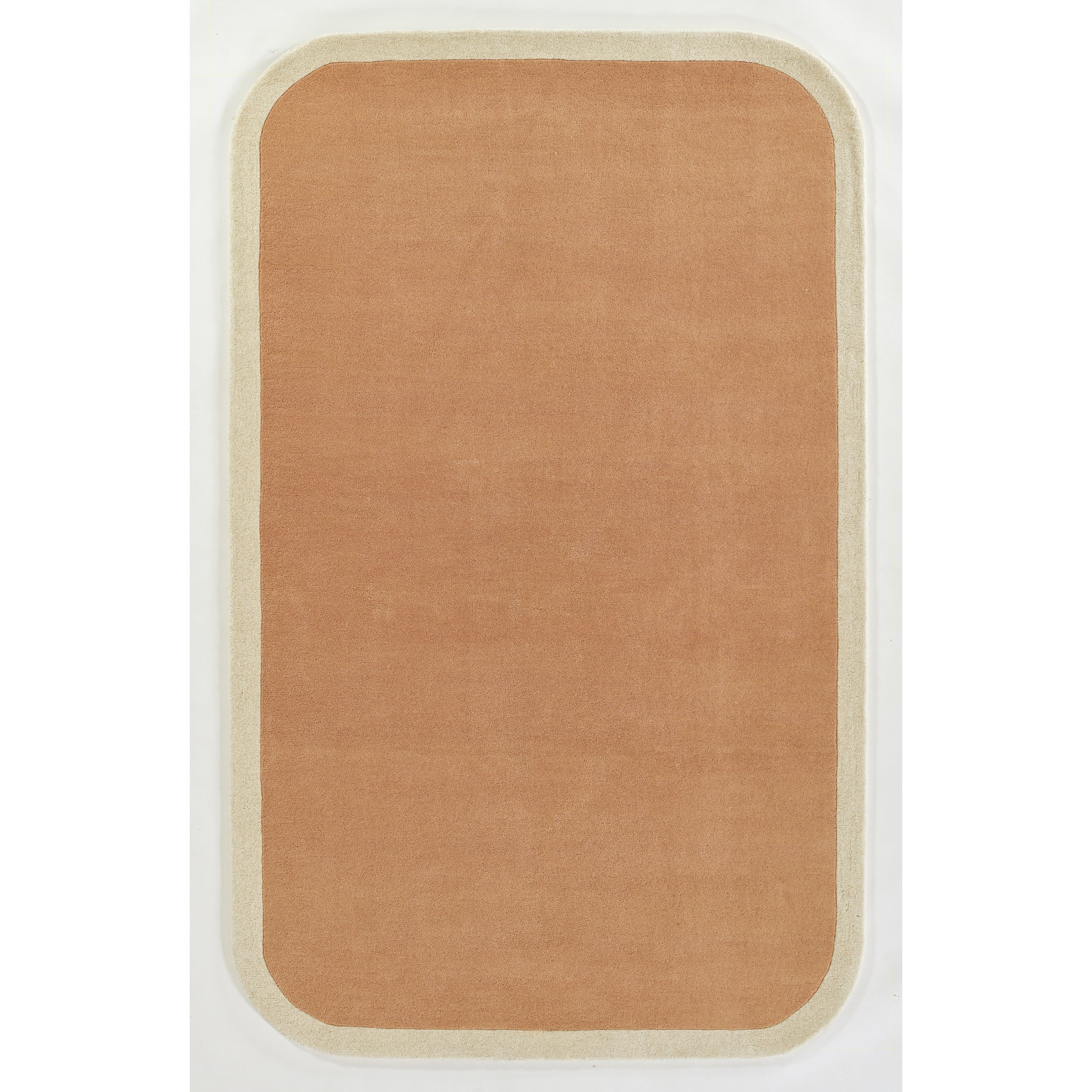 Tallulah Handmade Wool Copper Rug, Rectangle 8' x 10'