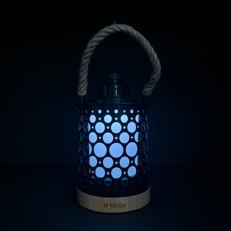 Stargaze Cordless LED Outdoor Table Lamp With Dimmer, Built-In Rechargeable Battery, 3-Level Brightness With Dual Power Source