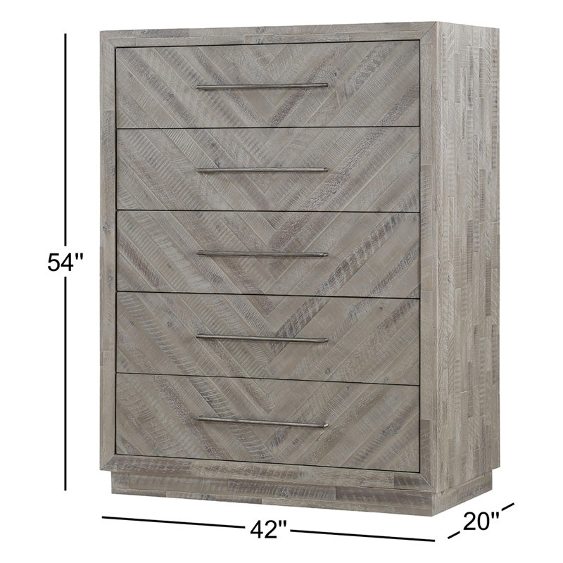 Cosimo 42'' W 5 - Drawer Dresser
