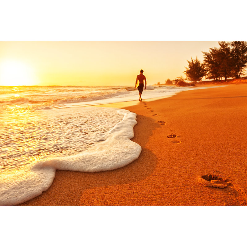 Sunset Surfer by Jhorrocks, 20" H x 30" W