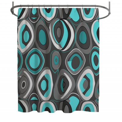 Rideau de douche Circles and lignes
