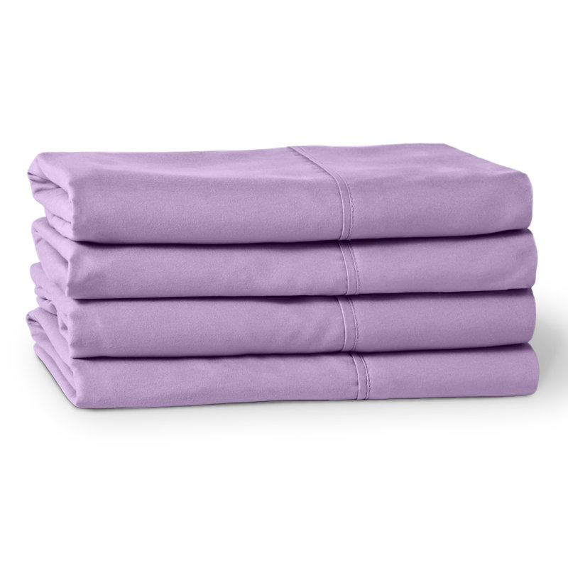 Soft Pillowcase, Lavender, 4 Standard Pillowcases