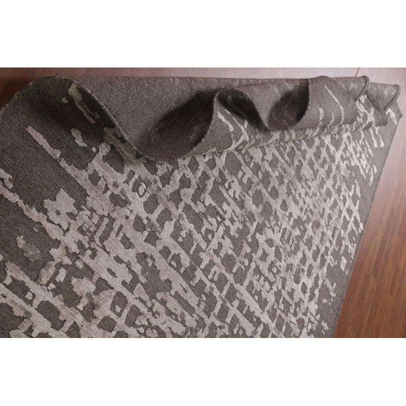 Tapis oriental abstrait 6 x 8