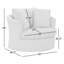 Fauteuil demi-tonneau pivotant de 49 po Ventura-29571946