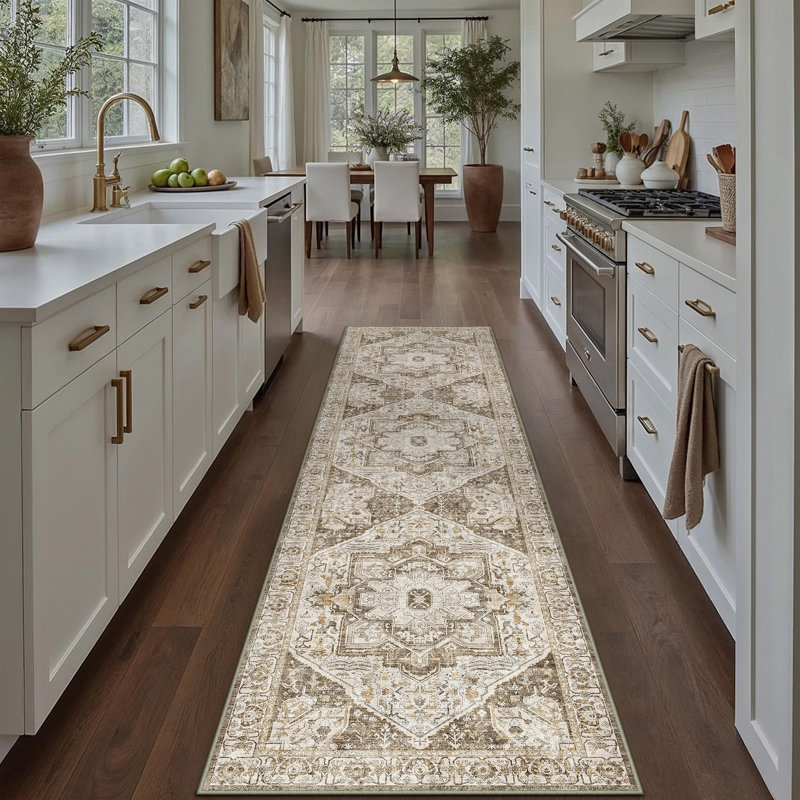 Oriental Area Rug, Runner 61 x 244 cm