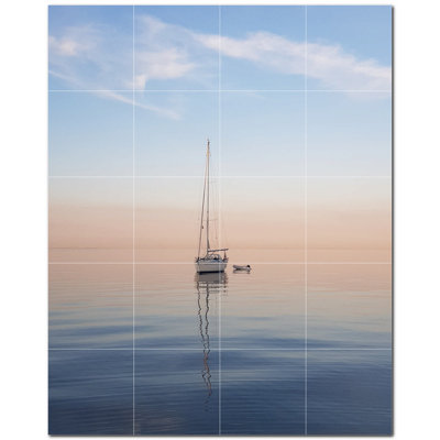 8'' x 8'' Satin Ceramic Decorative Mural