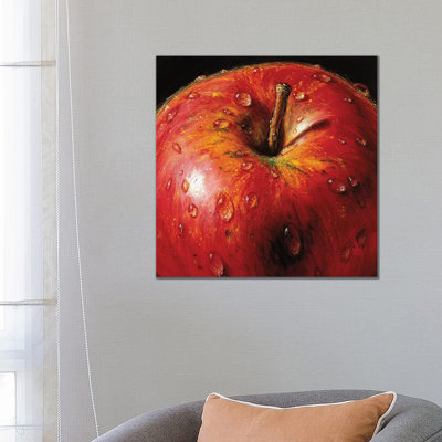 Apple by AlmaCh - Wrapped Canvas Print
