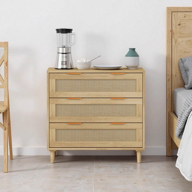 Commode d'appoint Aidelyn, Brun