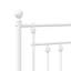 Structure de lit en métal avec tête de lit sans matelas 12 po Breshna-1102438587-1102438586