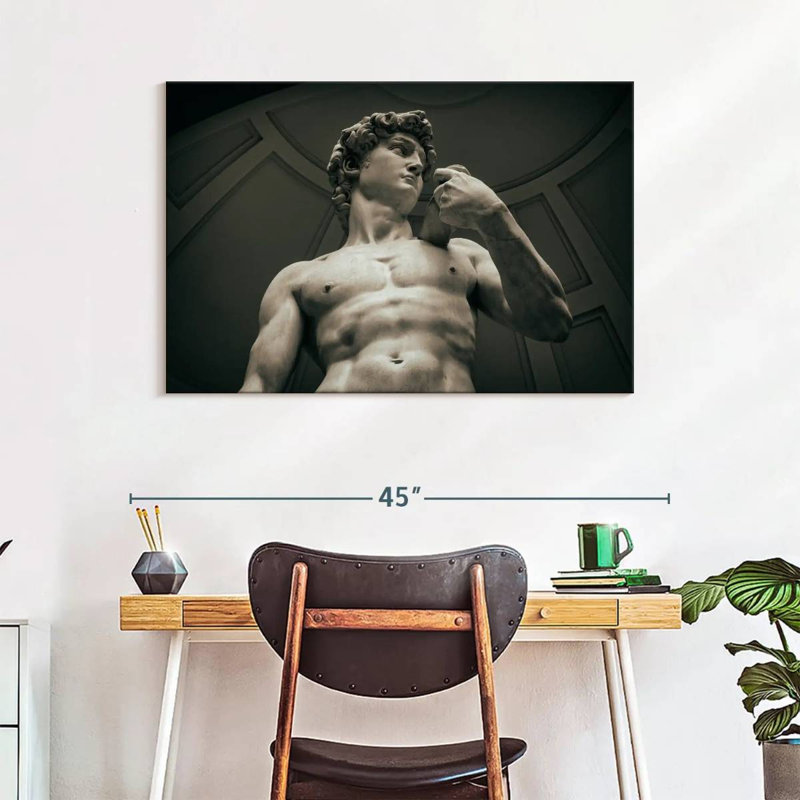 David de Michaelangelo à Florence I, H 26 po x l 39 po