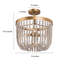 Plafonnier semi-encastré 3 lumières Boho Farmhouse