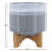 Modern Textured Ceramic Planter with Stand Indoor Outdoor-1815946775-1815946782