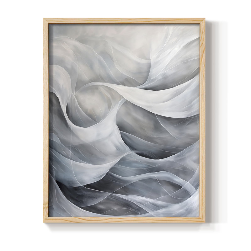 ABSTRACT Series CDLxxIV, reproduction encadrée - bois massif, H 15 po x l 12 po