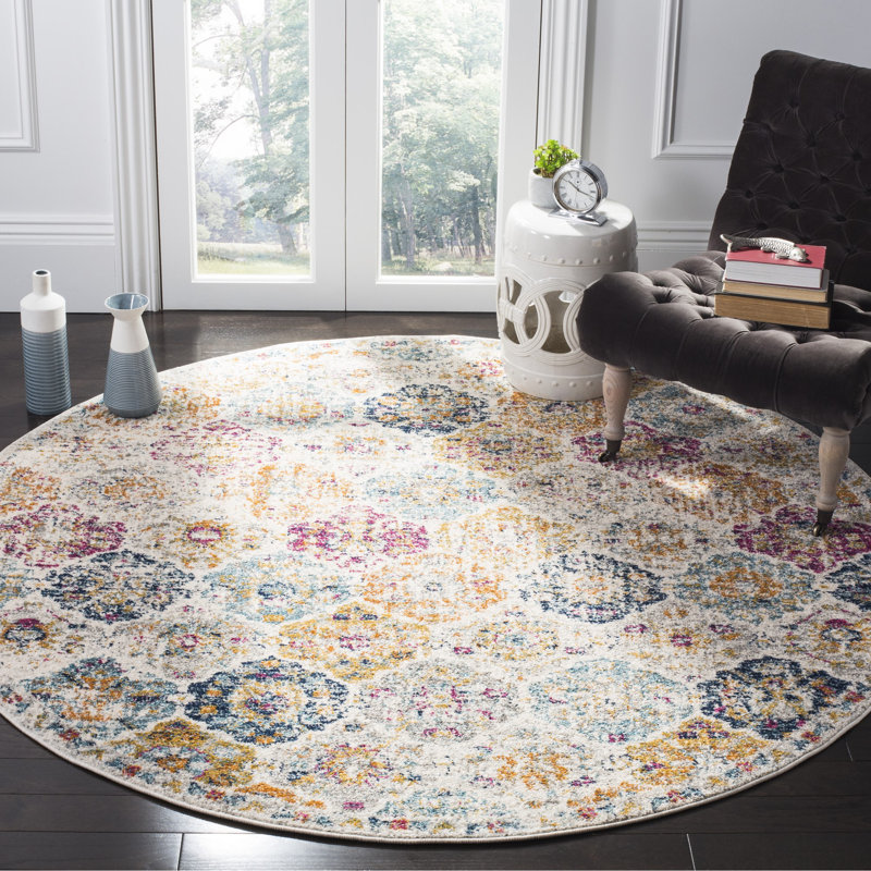 Christa Oriental Indoor Rug, Round 6'7"