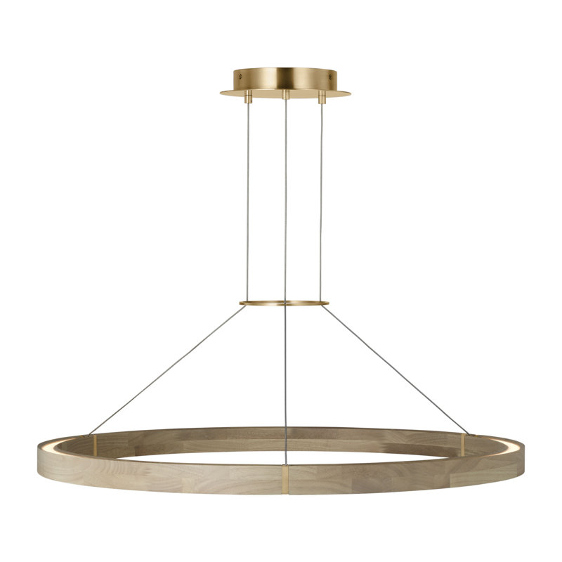 Ashok LED Chandelier, 1.9" H x 36.7" W x 36.7" D
