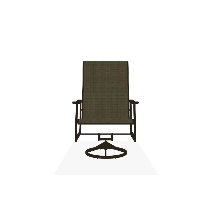St. Catherine Polymer Outdoor Lounge Chair, Beachwood, Elevation Stone