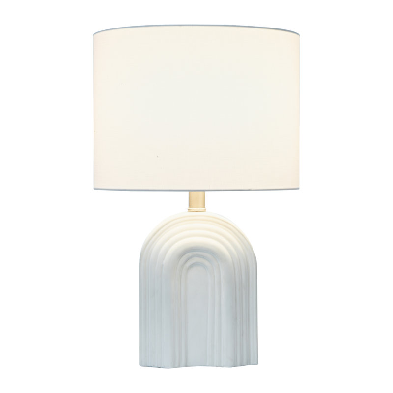 Macade Ceramic Table Lamp, White