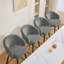  Tabouret de bar et de comptoir pivotant 26 po avec structure en métal-938769267