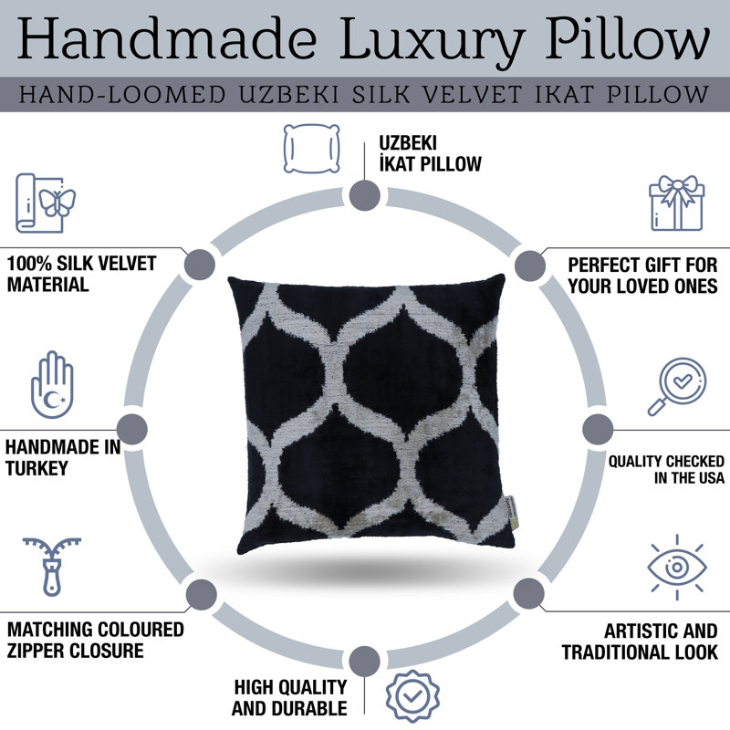 Square Pillow Cover & Insert, Geometric