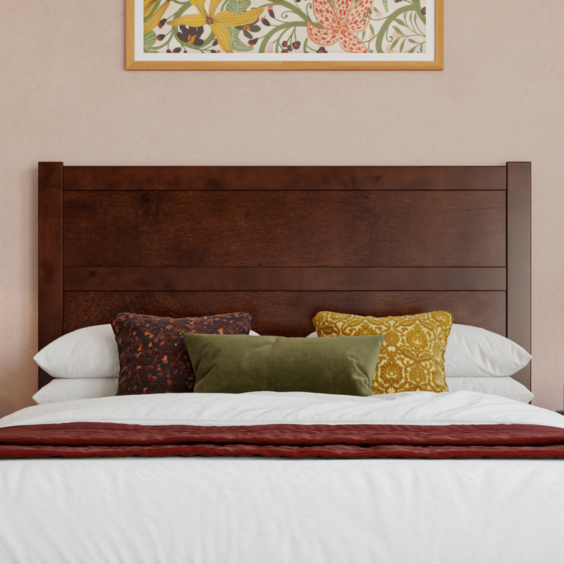 Aveline Wood Panel Headboard, Walnut, Full