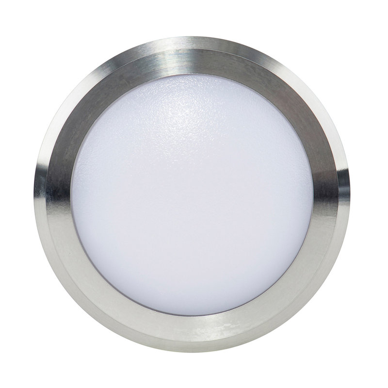 Ferrera Outdoor Bulkhead Light, Silver