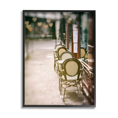" Outdoor Town Cafe Seats " by Carina Okula