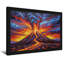 Scène de paysage urbain et volcanique, éruption volcanique, paysage dramatique, expression artistique, couleurs vibrantes-1786281180-1786281179-1786281177