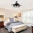 Ptolemy 52" 3 - Blade Retractable Blades Ceiling Fan with Remote Control
