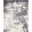 Tapis abstrait gris fumée / ivoire-1125907390
