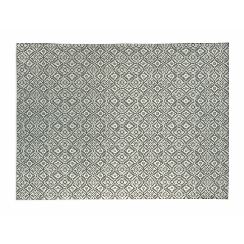 Petit tapis de bureau Talia, L 48 po x P 72 po, Brun
