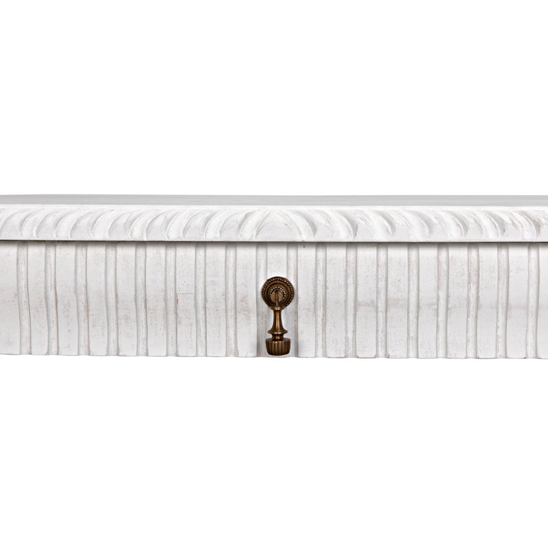 Portuguese 72.5'' W Solid Wood Console Table