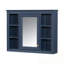 Meuble mural Tiltonsville avec porte miroir et 4 tablettes ouvertes-2105191648