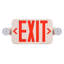 Thermoplastic Surface-Mounted LED Emergency Exit Combo Sign