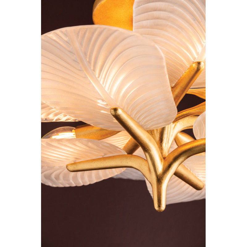 KAMAL Semi Flush, 13.5" H x 28.5" W x 28.5" D