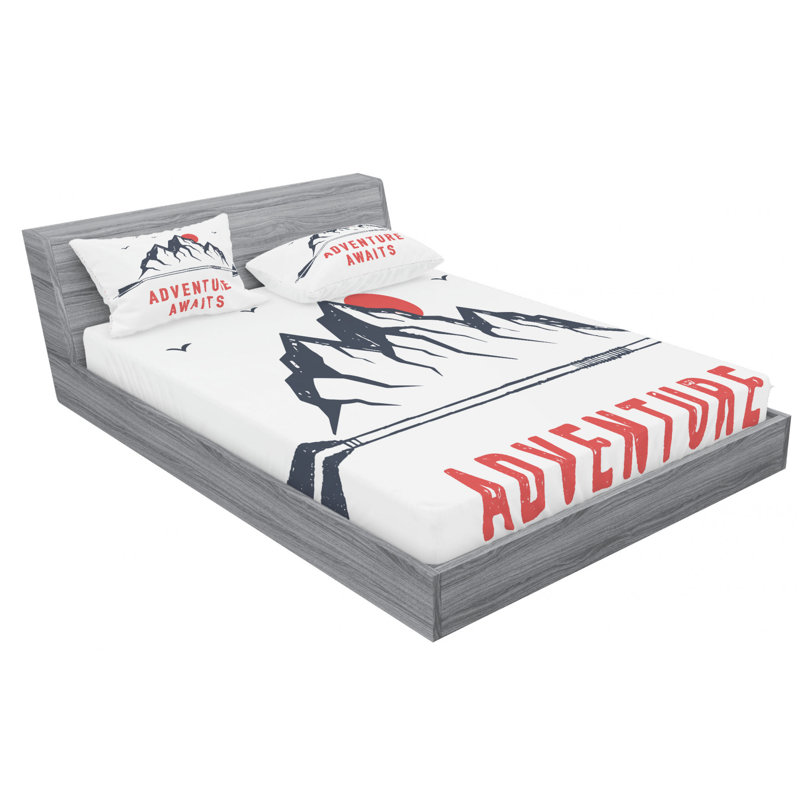 Microfiber Sheet Set, Full Sheet Set with Fitted Sheet