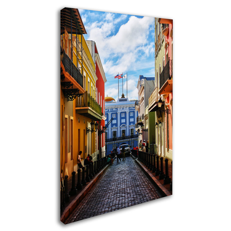 " Old San Juan 7 ", 16" H x 24" W x 2" D