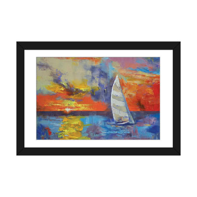 « voilier », reproduction d’art sur toile