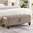 Ottoman with Storage, Storage Ottoman Bench with Safety Hinge 350 lbs Weight-193685828