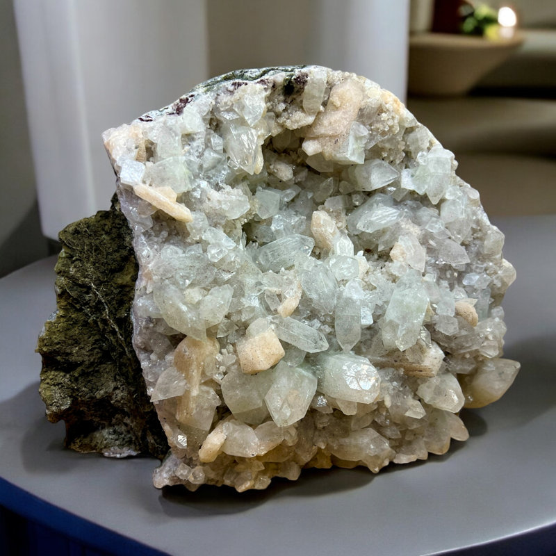 Leta Large Apophyllite Stilbite - Raw Home Décor