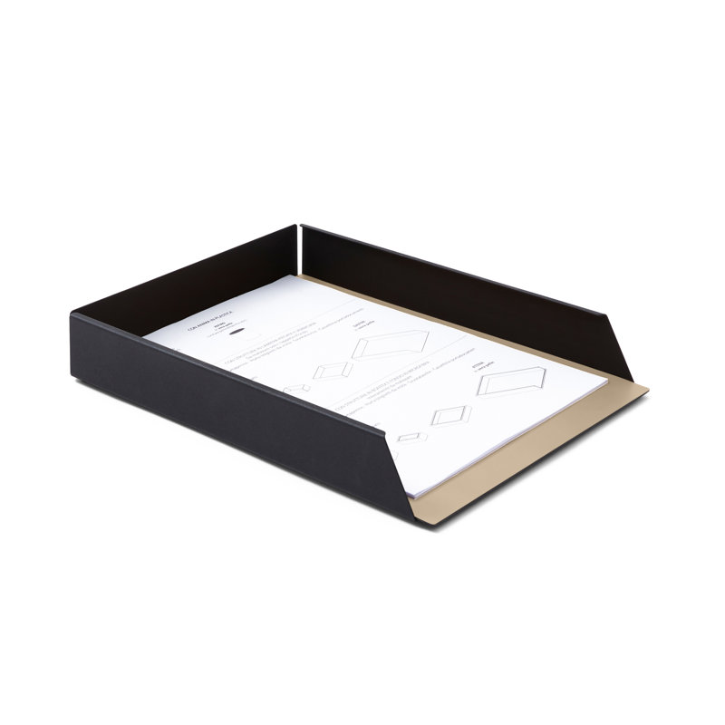 Althia Metal Paper Organiser, Beige