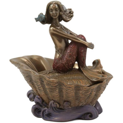Plastic/Acrylic Jewelry Box + Figurine Included