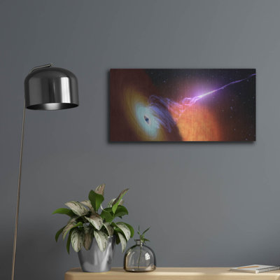 " Black Hole With Jet, " by NASA Space Photos
