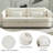 Linen Sofa W/2 Pillows