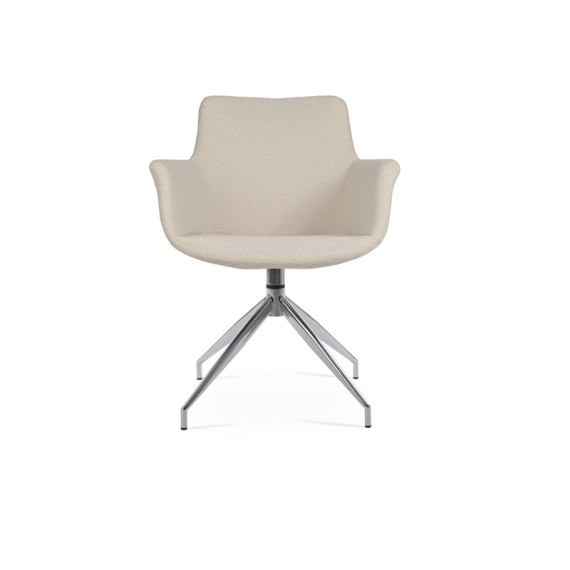 Fauteuil Bottega, Blanc cassé
