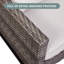 Chaise de patio avec coussins Nazime Ekon-392684567