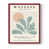Red Single Picture Framed